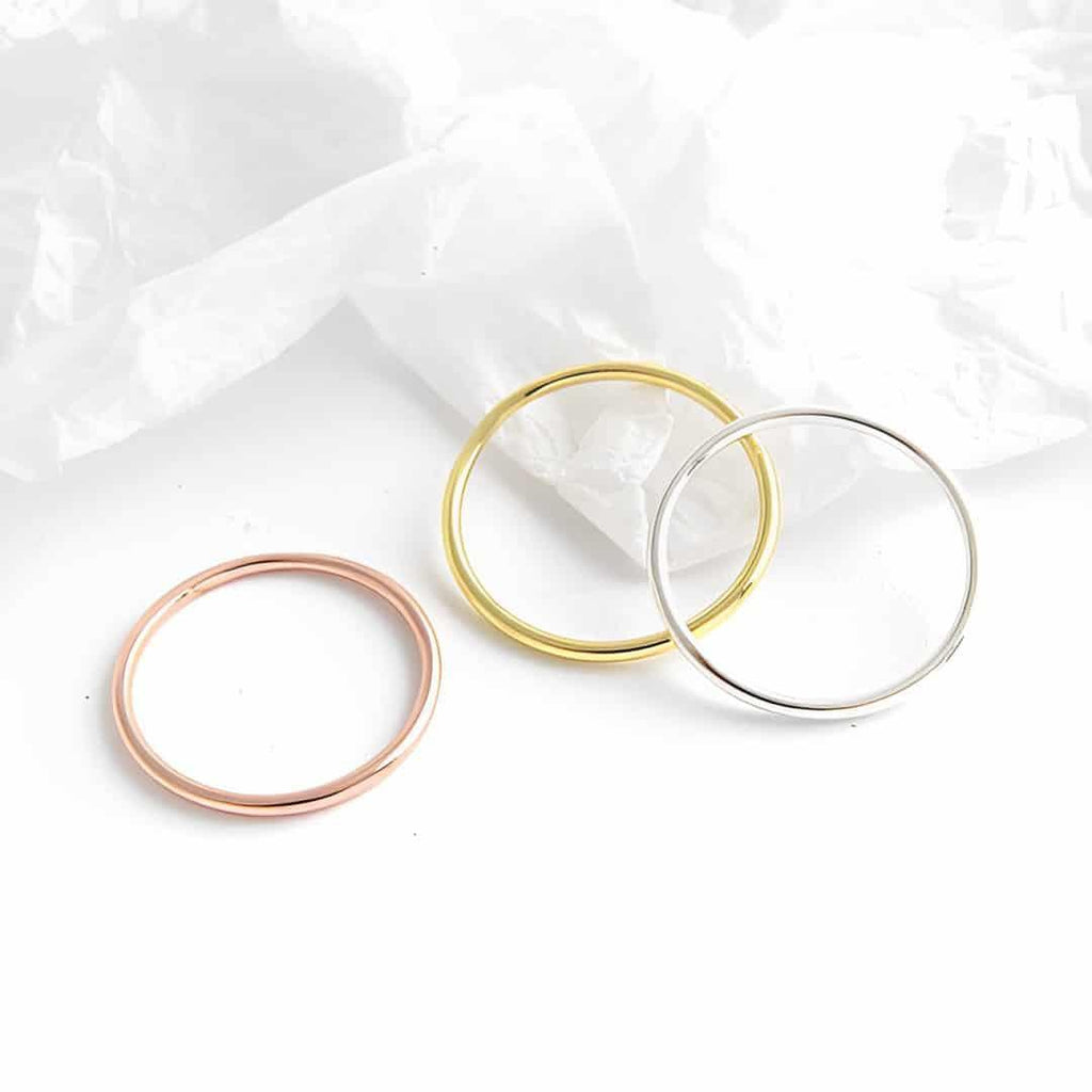 Tricolor Stackable Ring