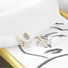 Triple Huggie Earrings