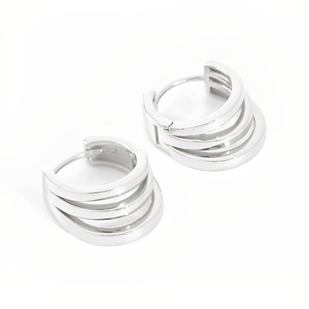 Triple Huggie Earrings