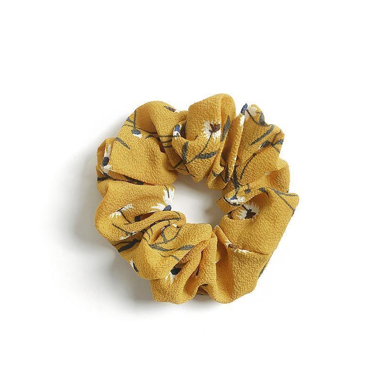 Turmeric Daisy Scrunchie