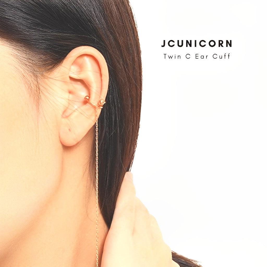 Twin C Ear Cuff