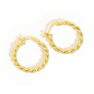 Twist Hoop Earrings