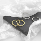 Twist Hoop Earrings